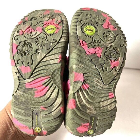 JAMBU Kids Camo/Pink Dusk Sneaker Rubber Fabric Sandals Little Girl's Size 8M - Picture 7 of 7